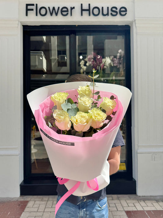 White Roses Bouquet