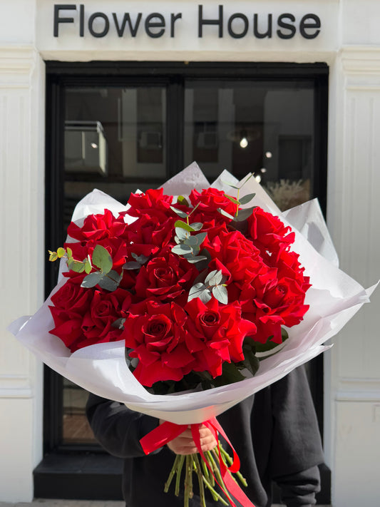 Rosas rojas francesas