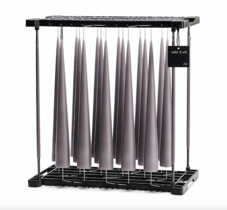 Ester & Erik Zinc Pearl Cone Candle 37cm