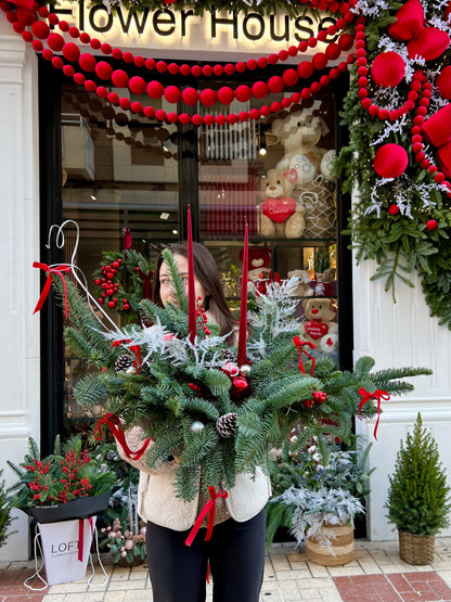 Ruby Glow Centerpiece