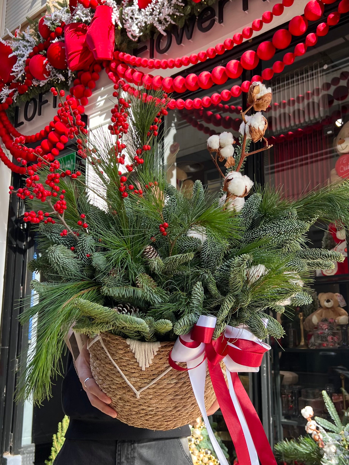 Ruby Christmas Basket