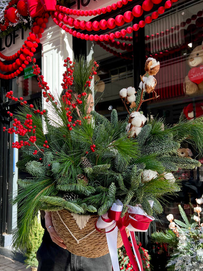 Ruby Christmas Basket