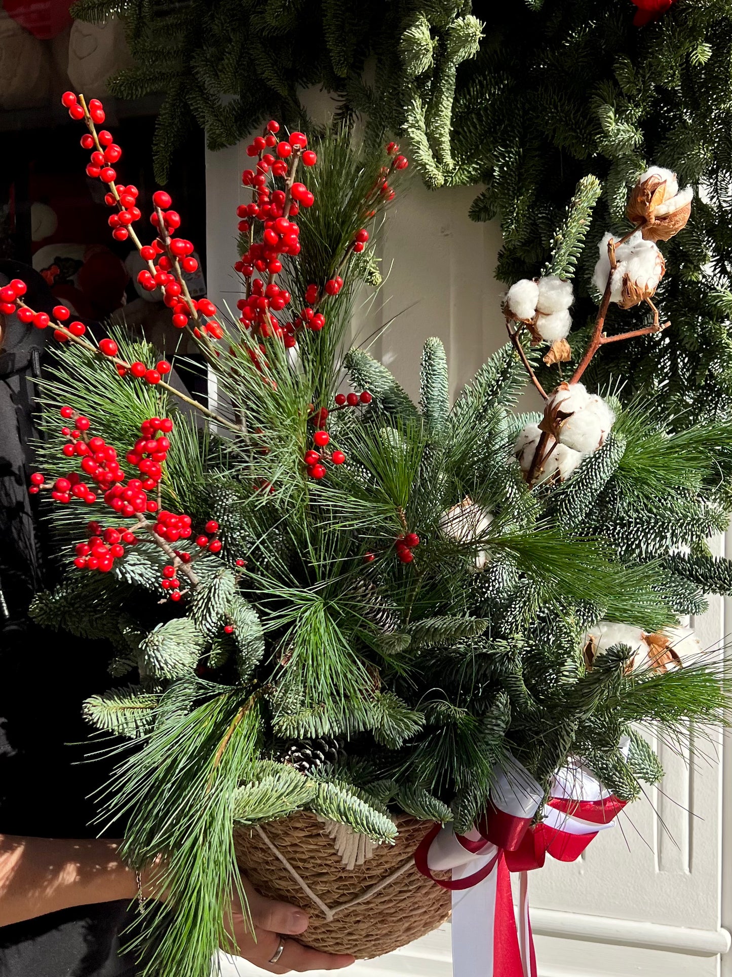Ruby Christmas Basket