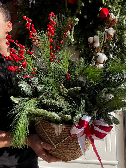 Ruby Christmas Basket