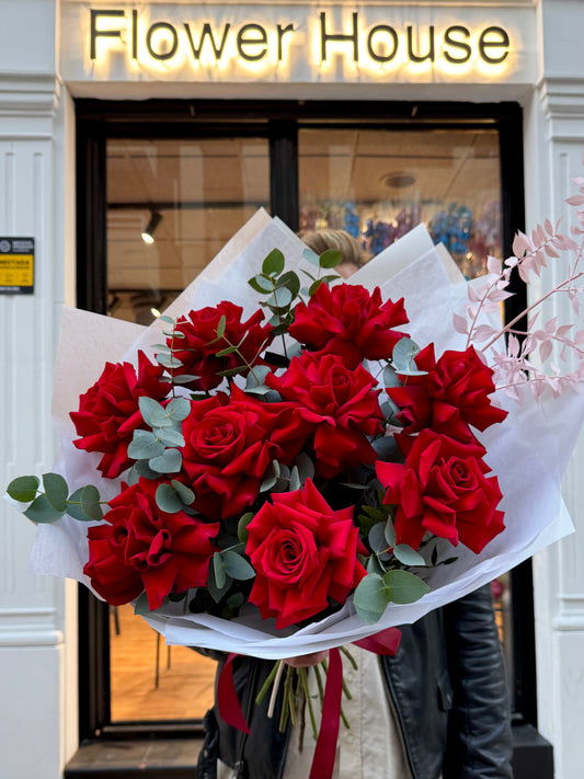 Rosas rojas francesas