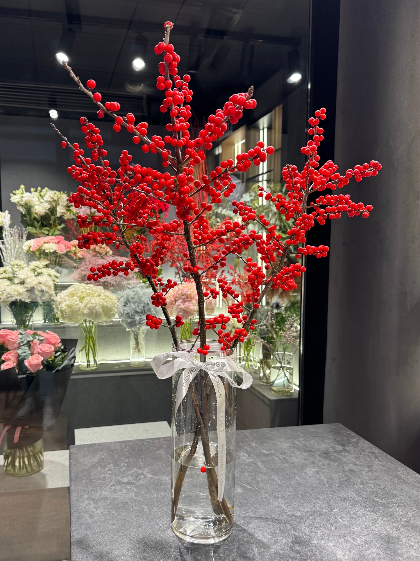 ILEX Premium Red 70cm - 3 Stems