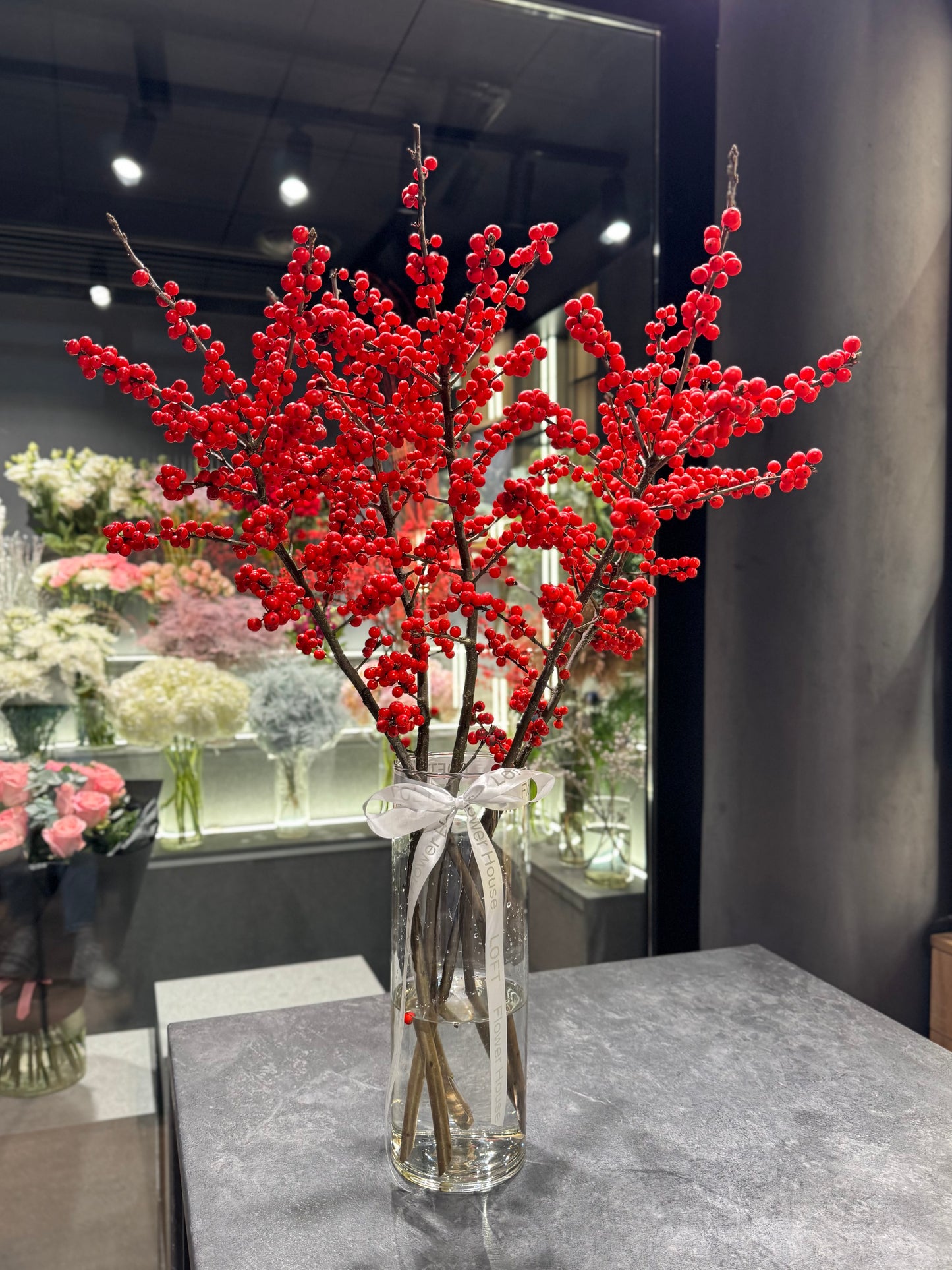 ILEX Premium Red 70cm - 5 Stems