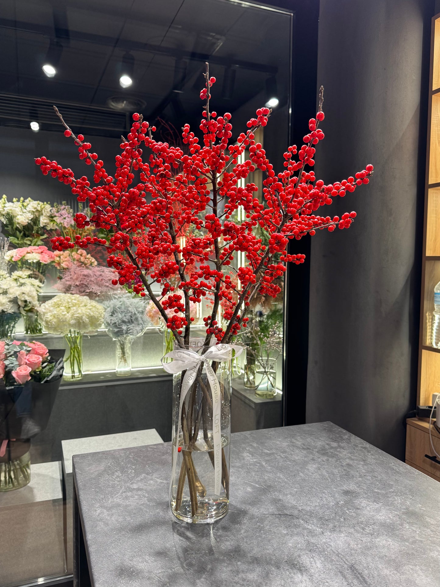 ILEX Premium Red 70cm - 5 Stems