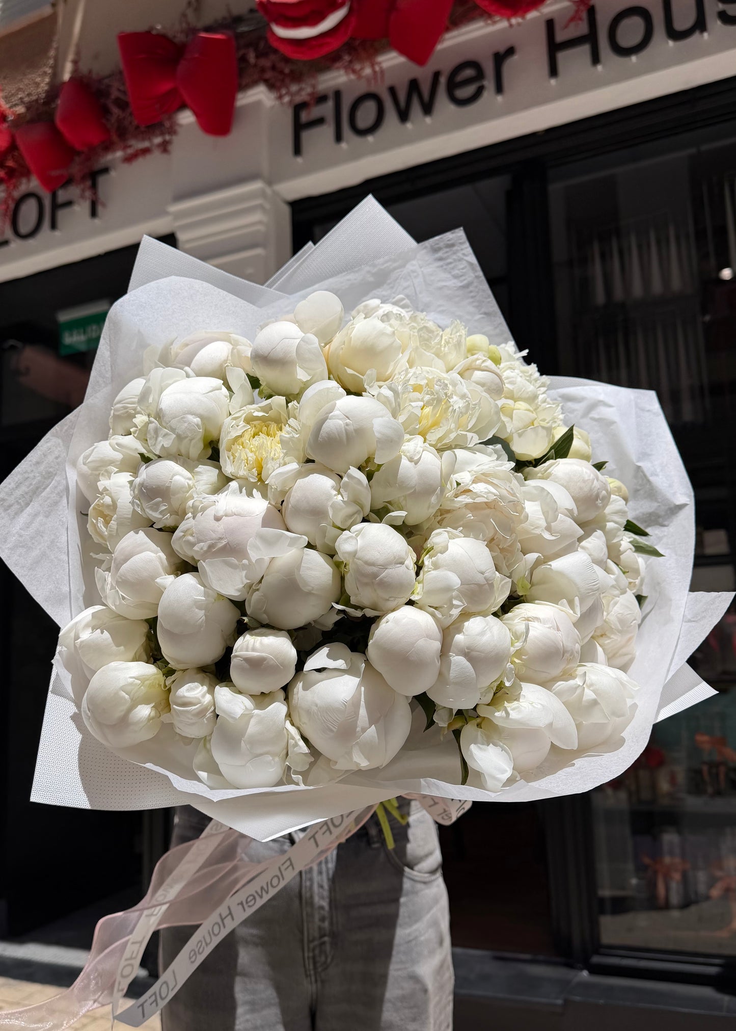 White Peonies
