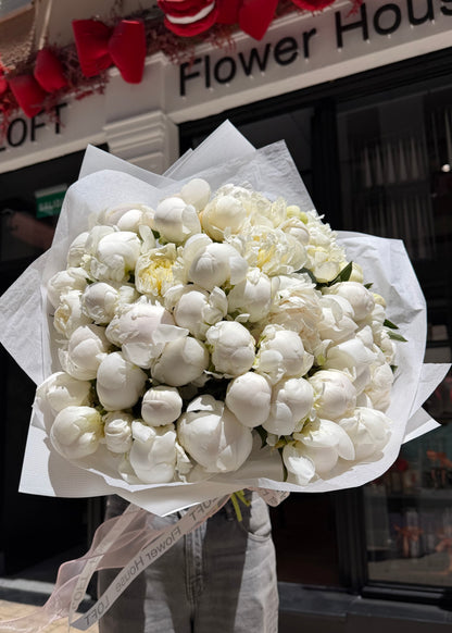 White Peonies
