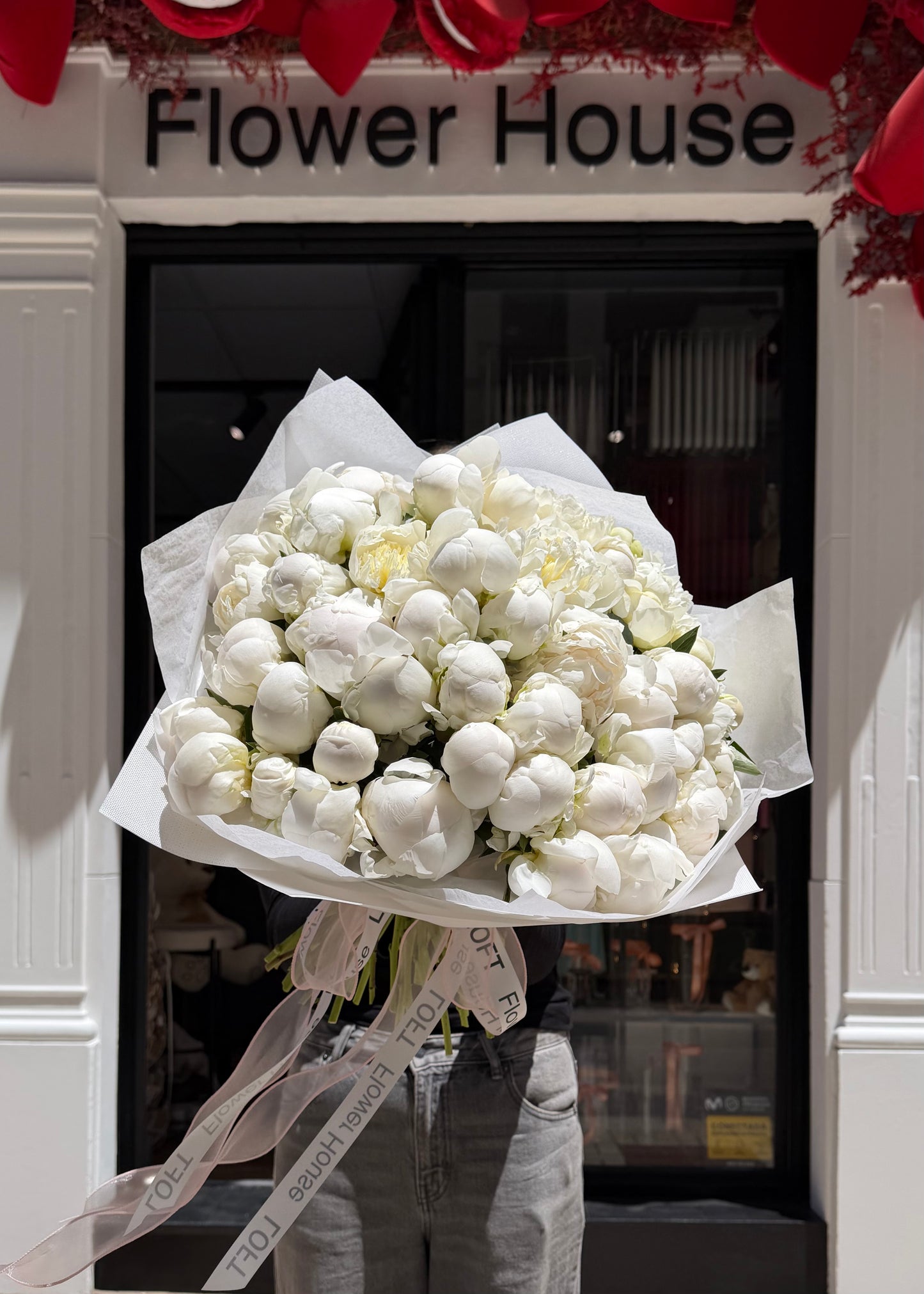White Peonies